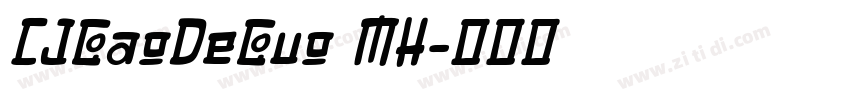 CJGaoDeGuo MH字体转换